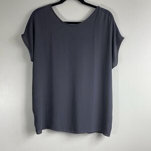 Loft back detail understated elegance blouse M